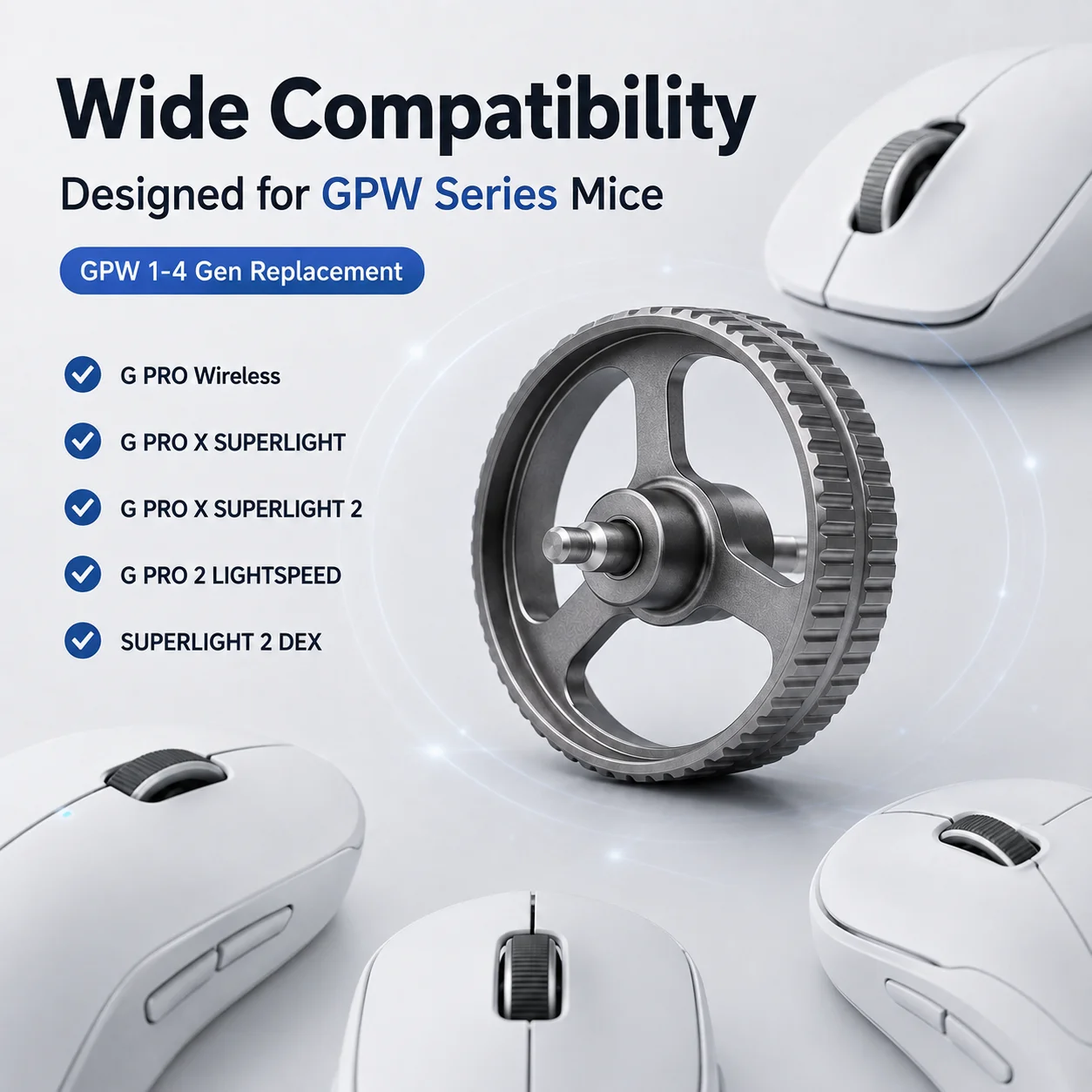 Aluminum Alloy Mouse Scroll Wh - огляд і ціна Logitech Mouse G Pro X Superlight